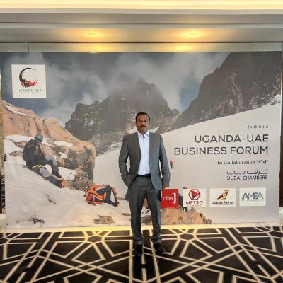 Managing Director Mr. Binu S At Uganda Uae Business Forum